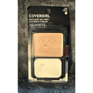 CoverGirl Outlast All-Day Ultimate Finish 3-in-1 Foundation, Ivory 405, 0.4 oz
